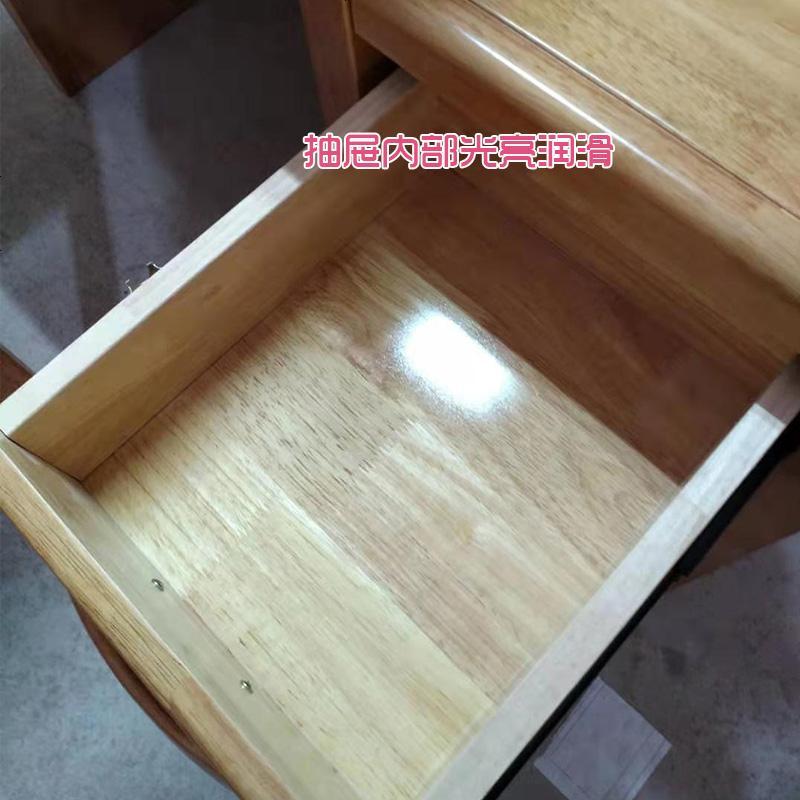 卧室全实木梳妆台小户型抽屉式组合化妆桌简约现代橡木公主梳妆桌