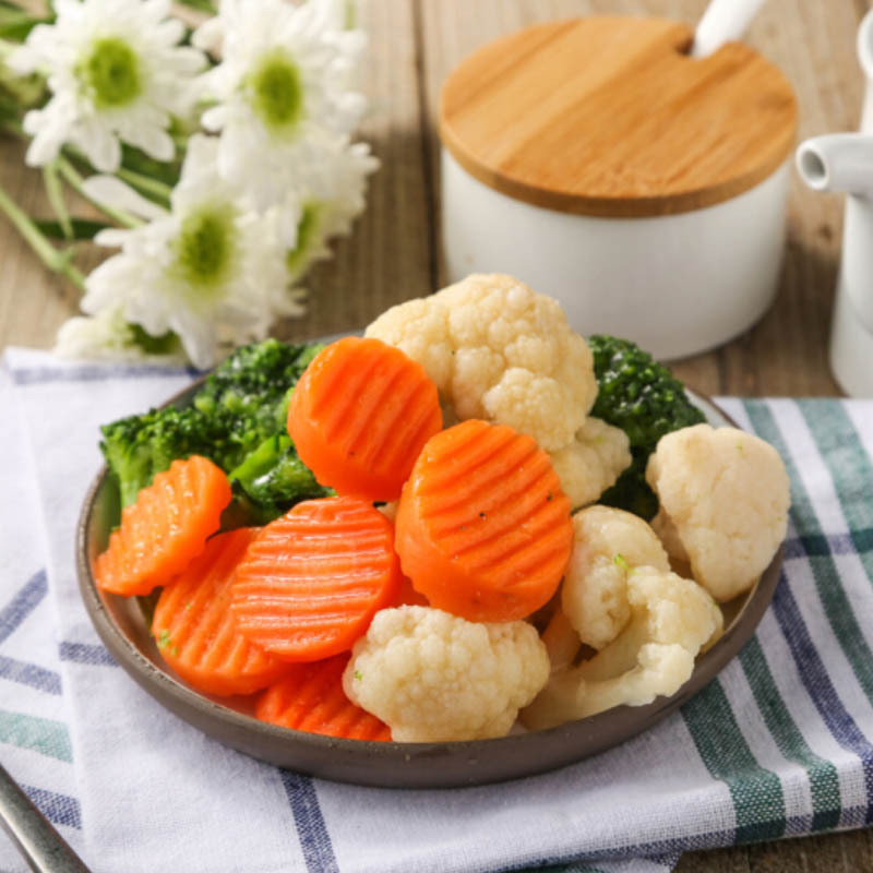 燕域田园冷冻蔬菜速冻混合菜片1500g花菜新鲜蔬菜沙拉食材轻食简餐