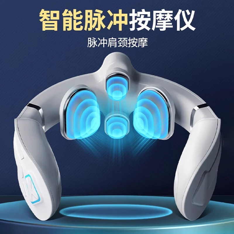上亨颈椎按摩器SHZH-JZY002白色高清大图