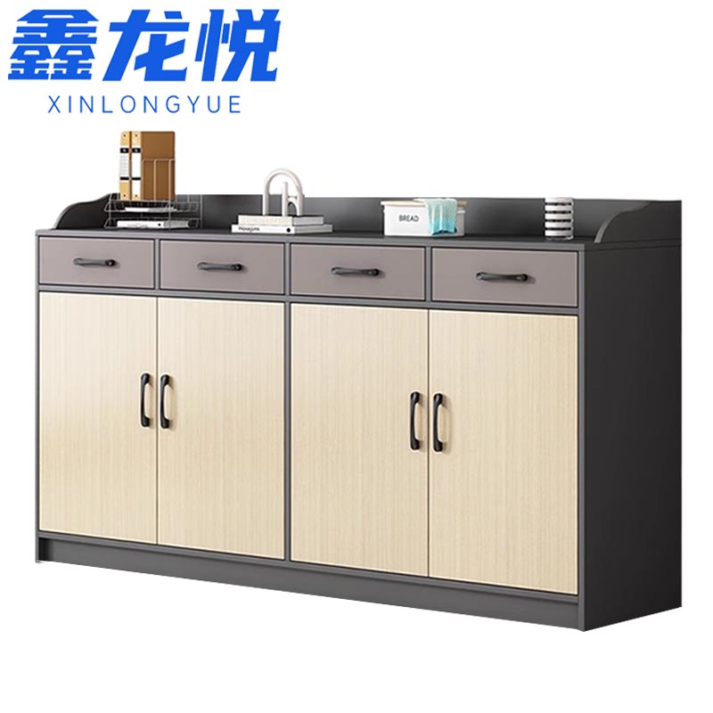鑫龙悦储物餐边柜四抽四门台高清大图