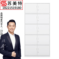 苏美特档案柜文件柜凭证柜办公柜钢制铁皮柜资料柜储物柜分五节文件柜