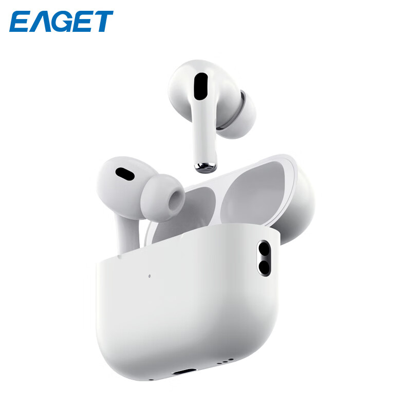 忆捷(EAGET) BE100-3Pro无线耳机蓝牙5.2ENC通话降噪IPX4级防水超长续航HIFI音质便携式