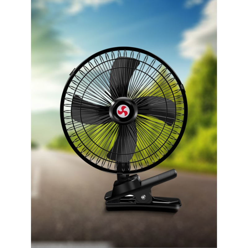 车载12v24v大货车面包车内强力风力制冷摇头风扇