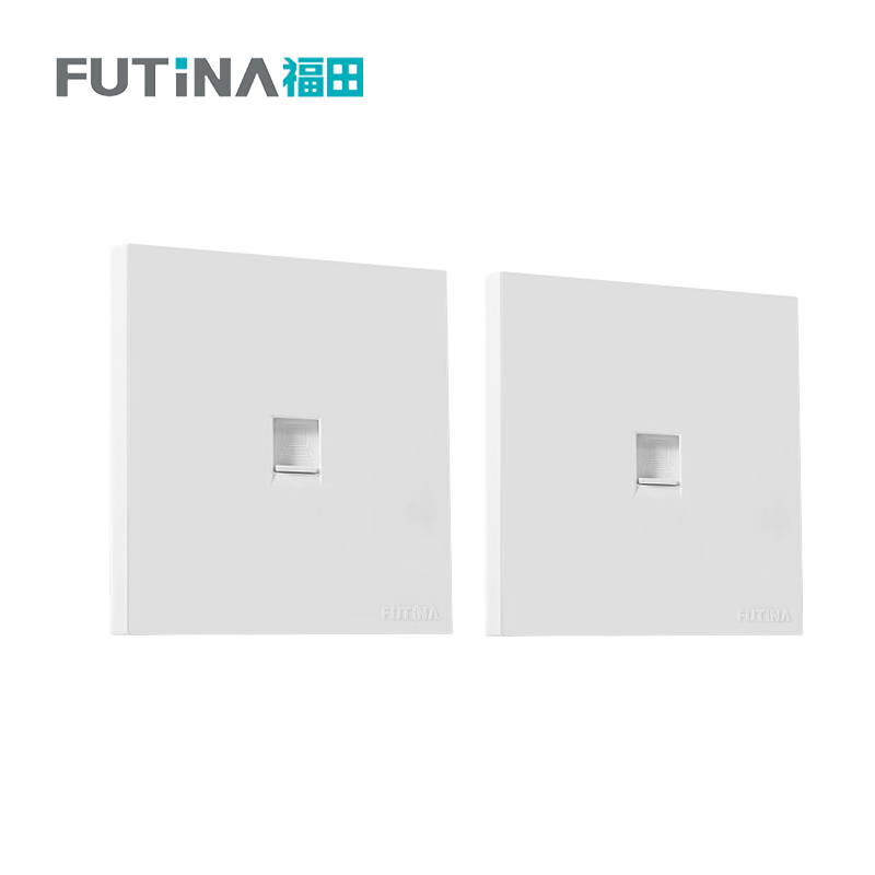 福田 开关 暗装墙壁开关面板 一位电脑 单位:个高清大图