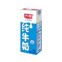10月生产 光明纯牛奶全脂纯奶礼盒 250ml*24盒 可做酸奶浓香醇厚