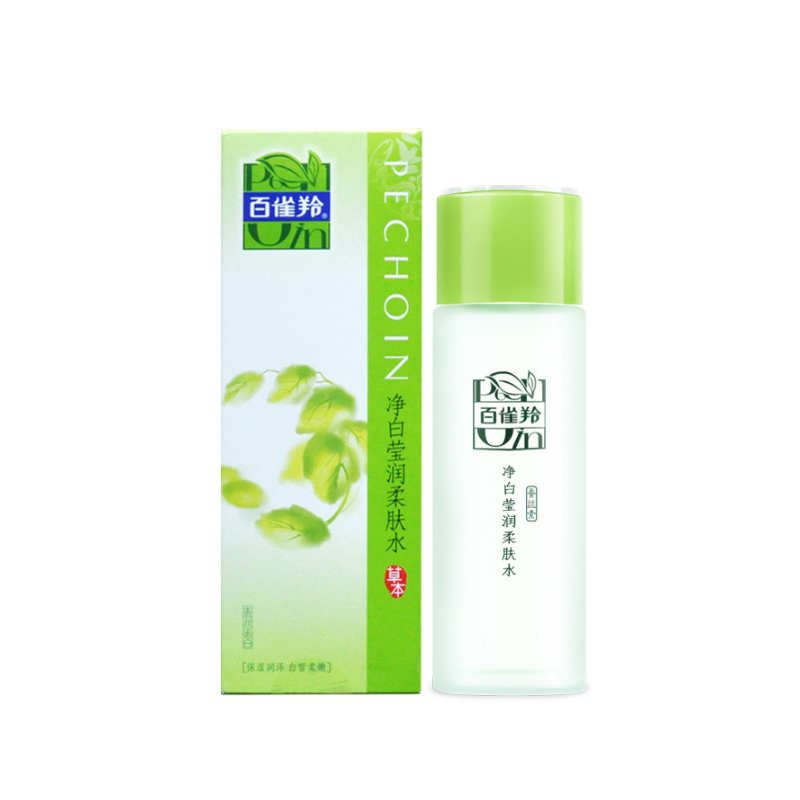 百雀羚(PECHOIN) 净白莹润柔肤水 100ml(通用 各种肤质 保湿补水 爽肤水 )高清大图