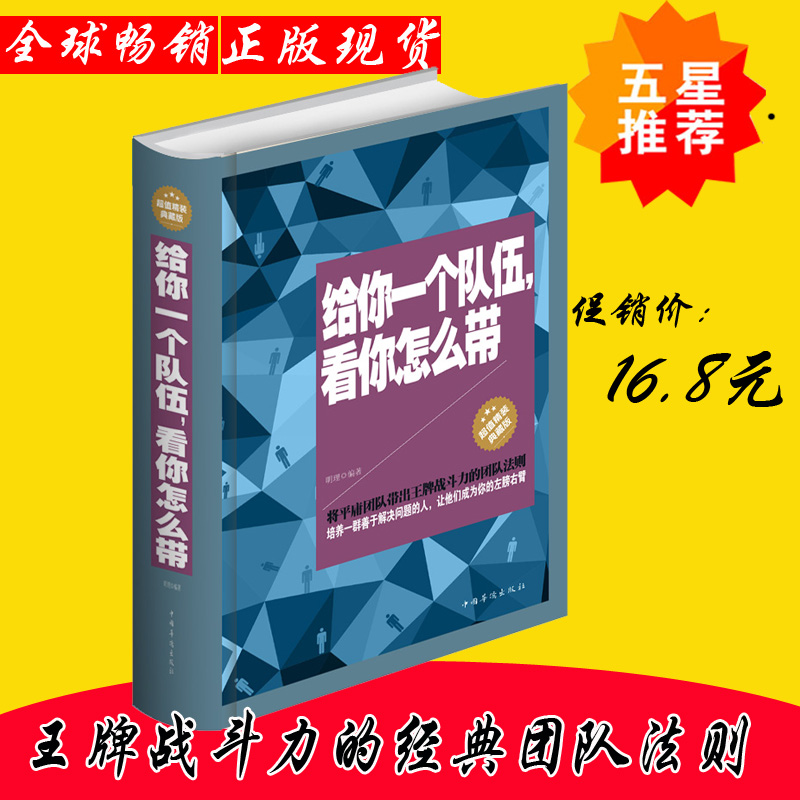 [正版]给你一个队伍看你怎么带企业团队人力资源行政薪酬绩效管理类书籍职场为人处世人际关系交往提升自我领导力法则21书籍高清大图