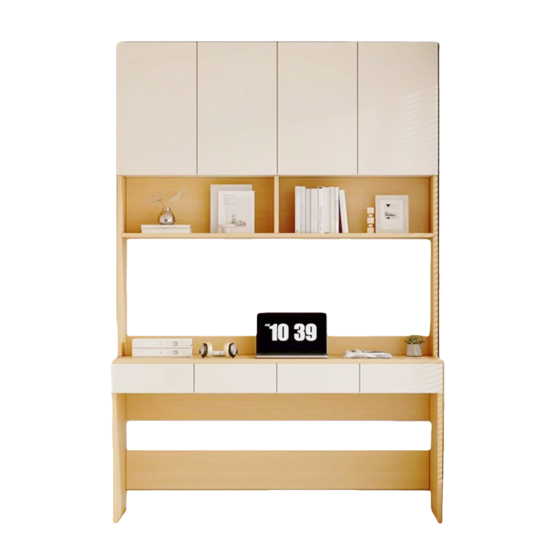 豫汉迎写字桌组合柜高清大图