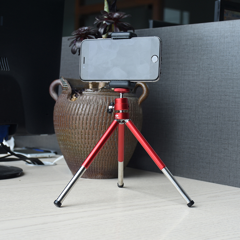 手机拍照便携式主播支架三角架学生宿舍多功能金蝌三脚架支撑架办公室