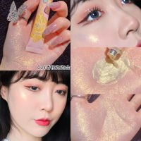 行走的聚光deng~碎钻砂糖高光修容液膏闪粉神仙鼻影脸部身体提亮 01#香槟泡泡金[收藏送礼品]