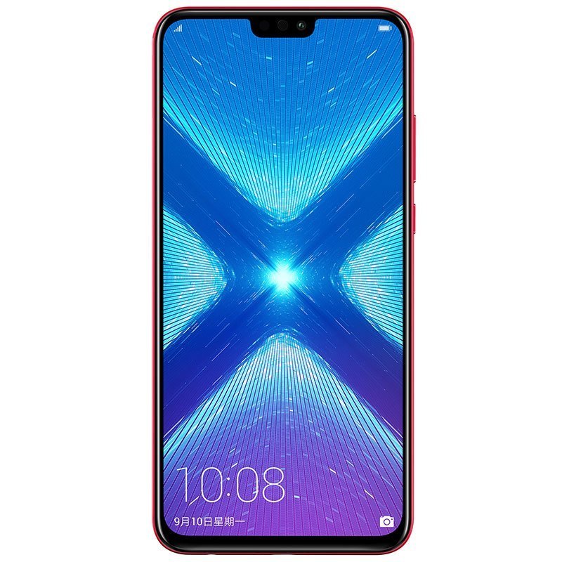 荣耀(honor) 8X 6GB+128GB 魅焰红 移动联通电信4G 双卡双待 91%屏占比 2000万AI双摄全面屏手机