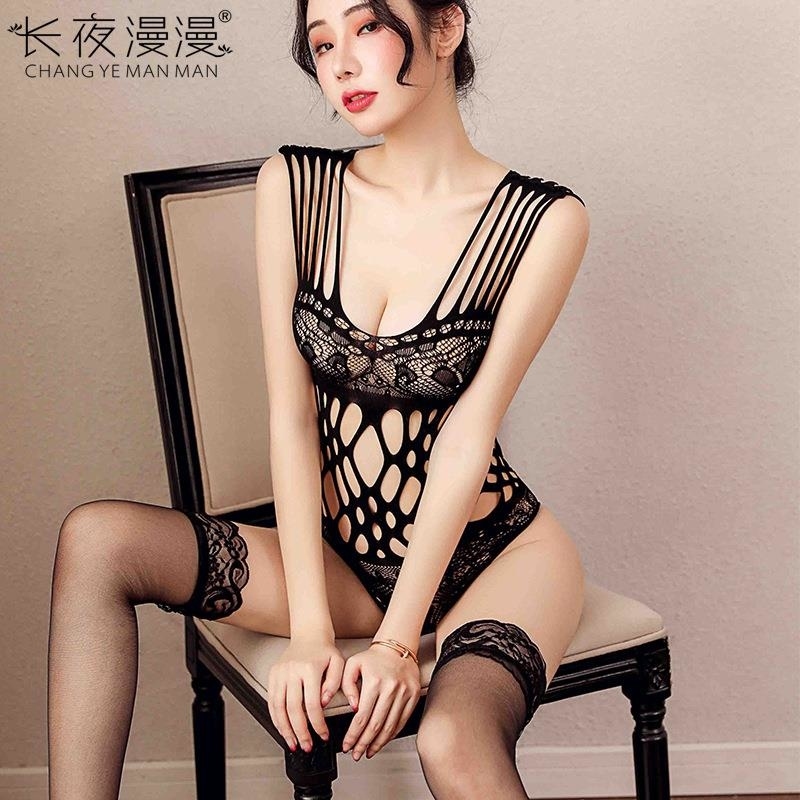 长夜漫漫情趣内衣性感透明诱惑丝袜厂家情趣网袜代发5007 黑色 精装(80-140斤)
