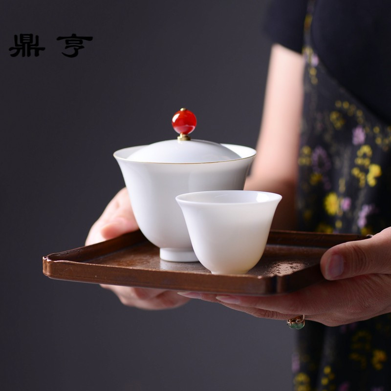 鼎亨 手工鎚目纹 紫铜 壶承 茶盘 茶道具 零配 茶席搭配茶器