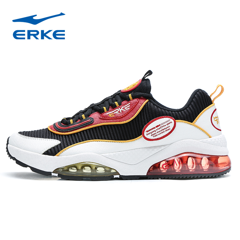 【erke】鸿星尔克2021年秋季男跑步鞋耐磨气垫运动鞋减震慢跑鞋