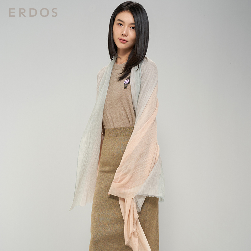 鄂尔多斯ERDOS 秋冬女款披肩