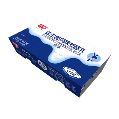 光明益生菌风味发酵乳原味100g*8