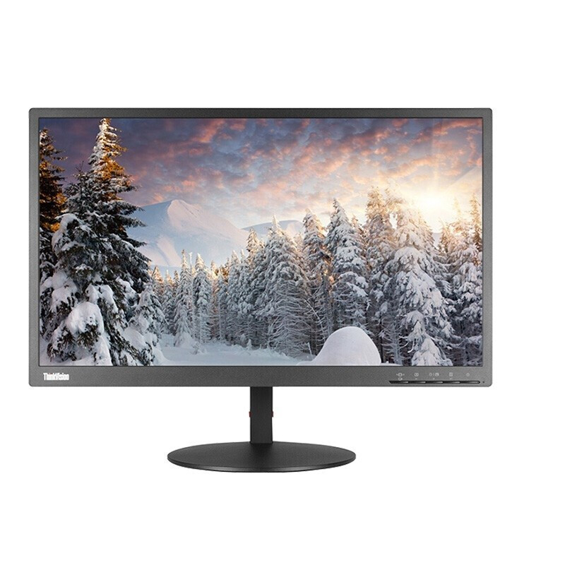 ThinkVision TE24-20 23.8英寸显示器 低蓝光 可俯仰 VGA+DVI接口