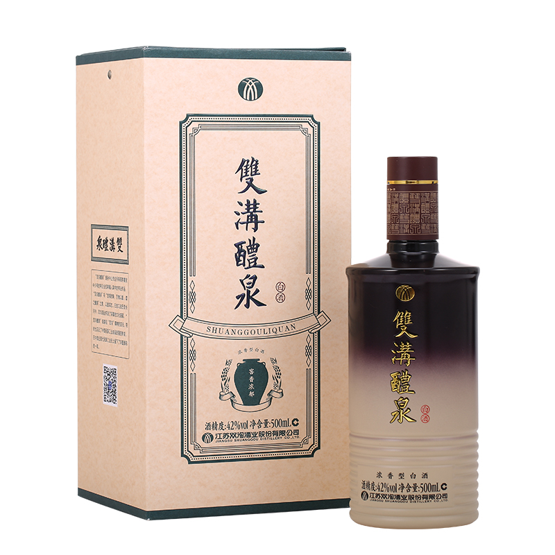 双沟 醴泉 42度 500ml*6 箱装 口感绵柔 浓香型白酒