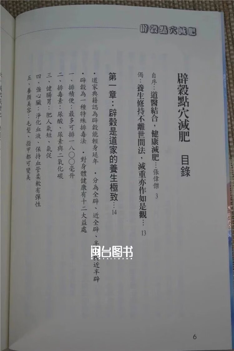 正版 辟谷点穴减肥 张伟杰 元气斋高清大图