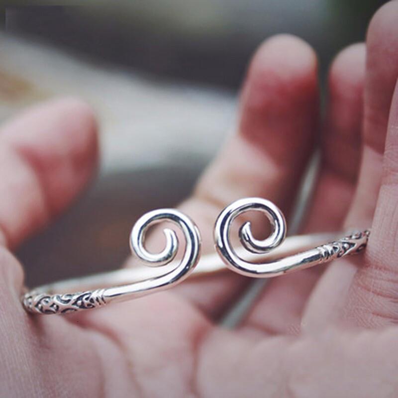 手镯男潮流紧箍手环开口韩版学生手链首饰时尚饰品霸气学生紧箍咒手镯