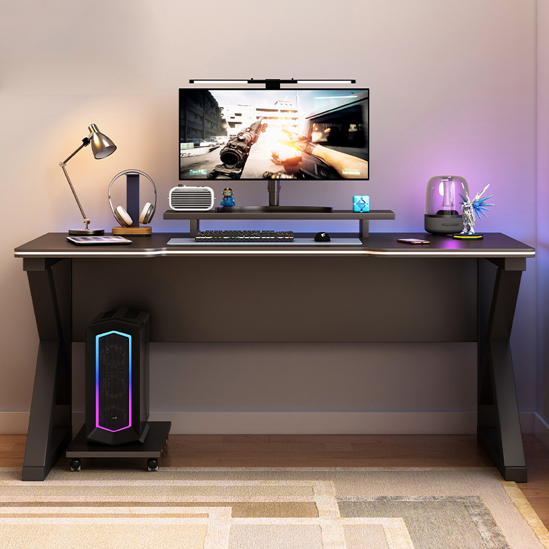 电脑桌台式家用电竞桌椅高清大图