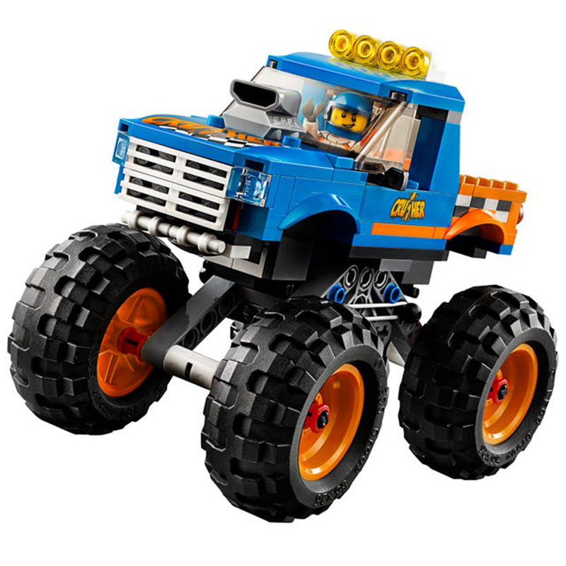 LEGO 乐高 City城市系列巨轮越野车拼插玩具6-12岁 192粒 60180