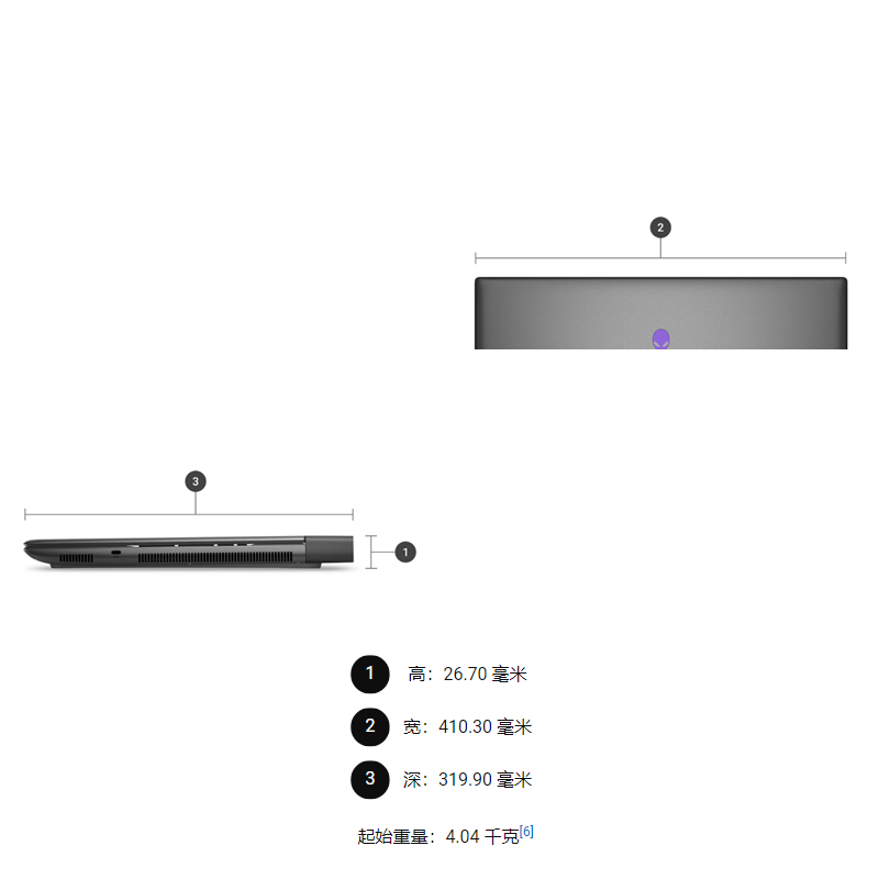 新款 外星人游戏本 ALIENWARE M18 R2 18英寸笔记本电脑 i9-14900HX RTX4090显卡 96G内存 4TB固态 2K屏幕 165HZ刷新