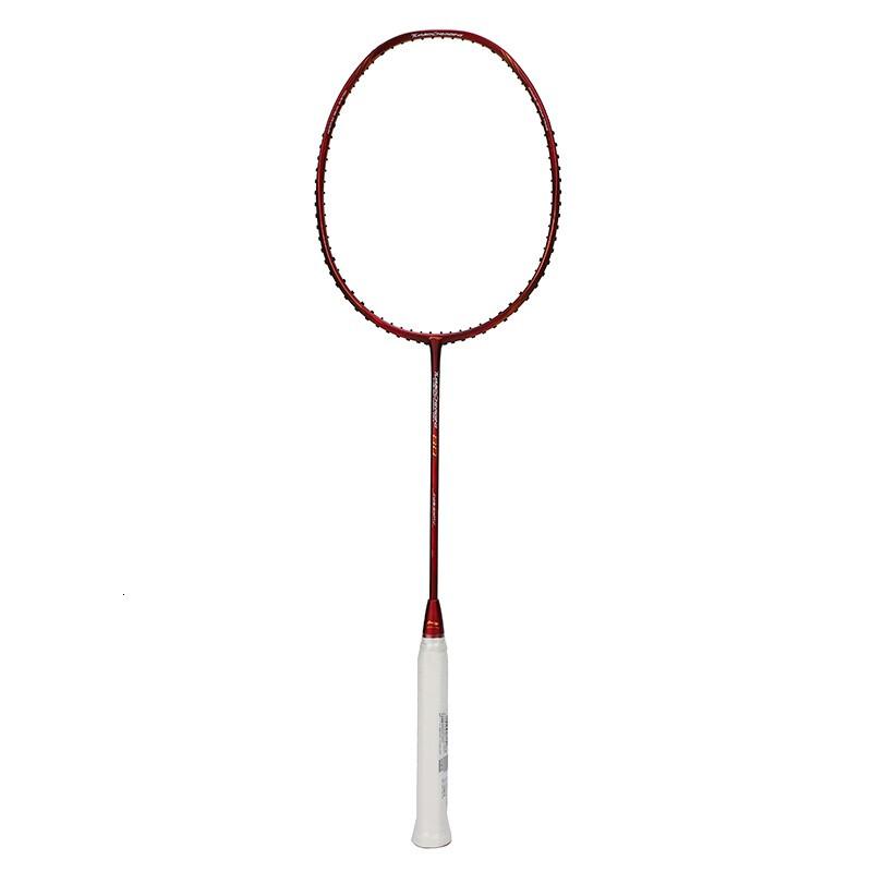 李宁(li-ning)羽毛球拍能量80张楠新战拍速度进攻型单拍能量80-红色