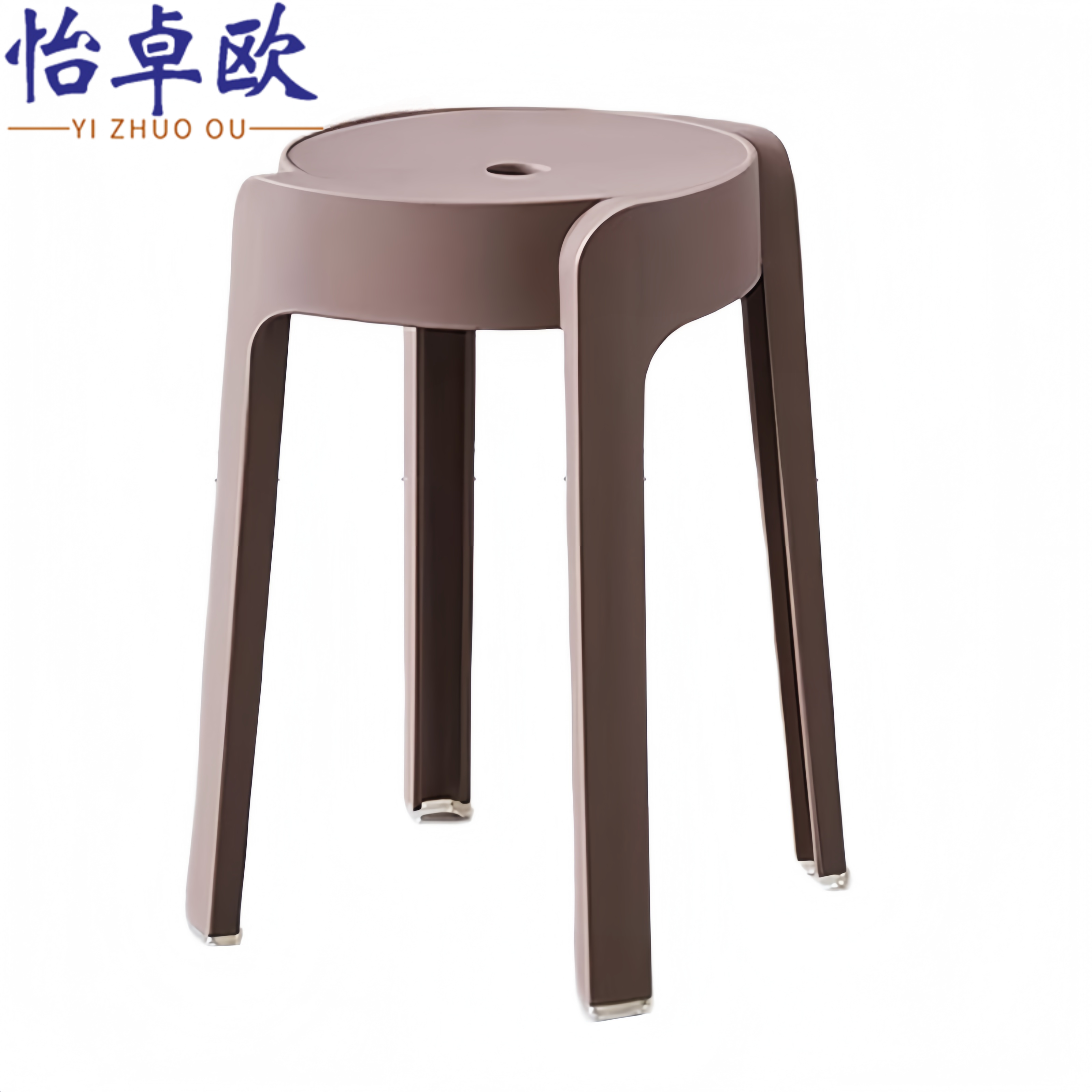 怡卓欧凳子塑料凳高清大图
