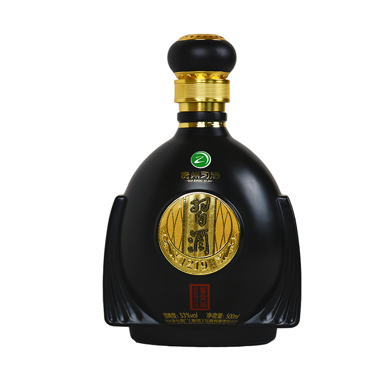 习酒1219淳典酱香型53度白酒500ml*4瓶 鉴赏级(黑)整箱装