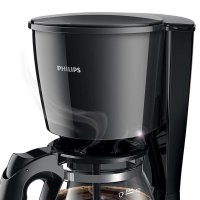 飞利浦（PHILIPS） 咖啡机 家用智能全自动美式滴漏式咖啡壶 HD7431/20可煮茶迷你型黑色