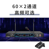 润普Runpu RP-WX8002E 国产化会议室礼堂报告厅主持舞台演出一拖二无线鹅颈麦话筒麦克风