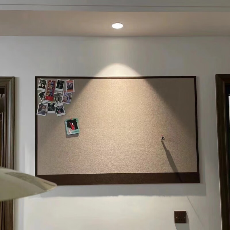维诺亚毛毡版墙贴照片墙免打孔留言板软木板挂墙展示板墙面装饰自粘高清大图
