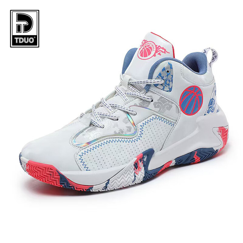 Tduo篮球鞋 LQ2 双 白兰红 48