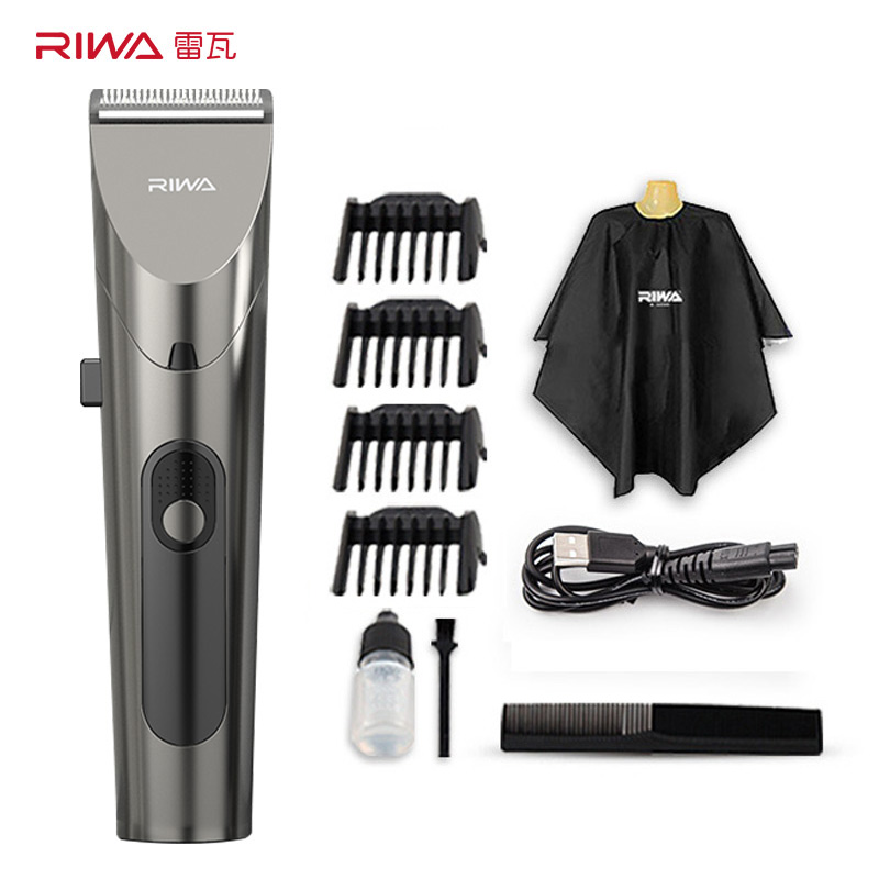 雷瓦(RIWA) 理发器电推剪全身水洗专业成人儿童电动理发剪 婴儿剃头电推子 变速调节大锂电RE-6305高清大图