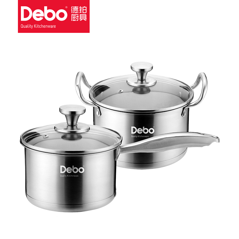 德铂(Debo)厨具柏格曼堡DEP-558不锈钢套装锅