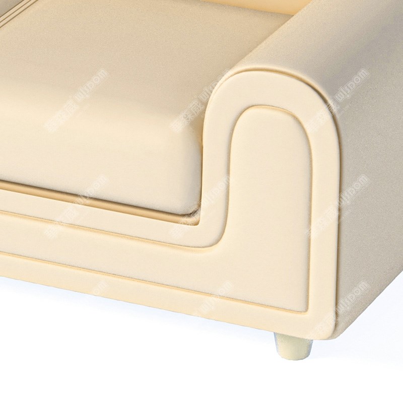 新泰迪贵族双人沙发 - 深米色高清大图