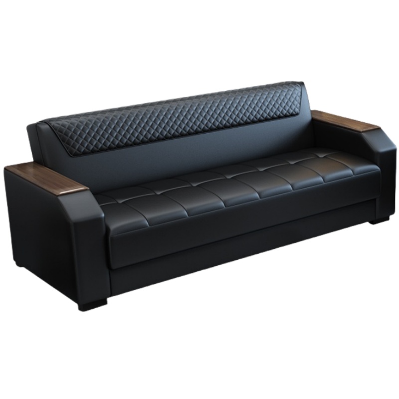 悦兴诚商务办公沙发三人位185*78*78cm张高清大图