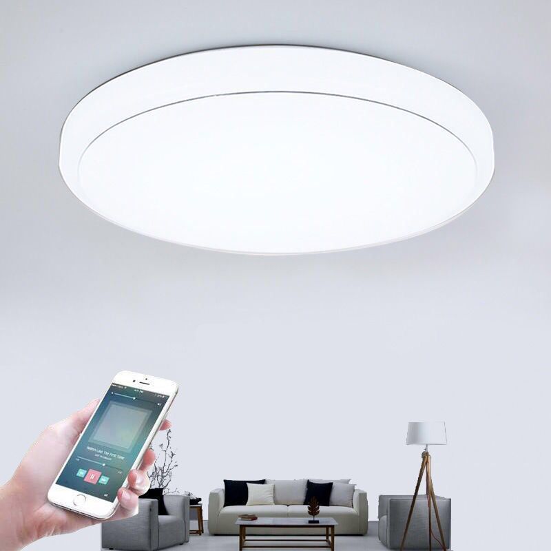 吸顶灯圆形卧室灯现代简约大气客厅灯过道走廊儿童房阳台灯具