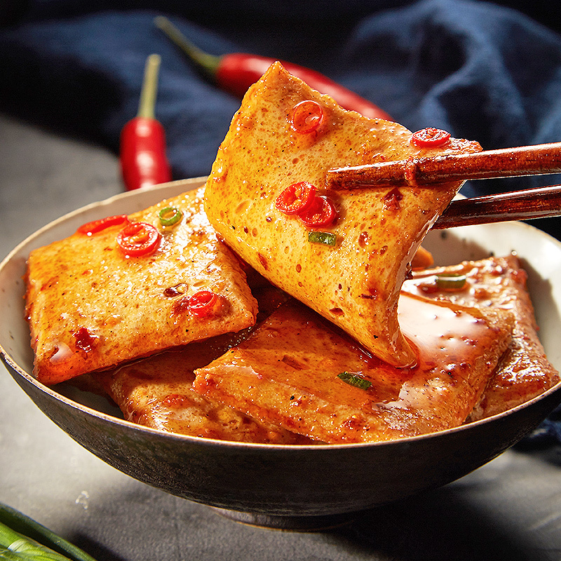 满199减125元欧贝拉鱼豆腐干混合口味240g袋装内含20小袋豆干网红宿舍