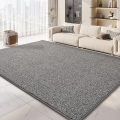客厅地毯2024新款防水地垫茶几毯免洗可擦防猫抓卧室飘窗垫床边毯 100*120【蹭土除尘】【环保无异味】 烟灰色