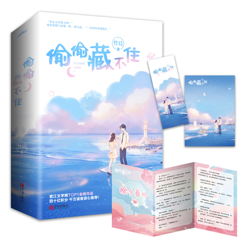 [醉染正版]偷偷藏不住 竹已著 中国青春文学小说 晋江金榜作品 段嘉许VS桑稚 难哄作者姊妹篇高清大图