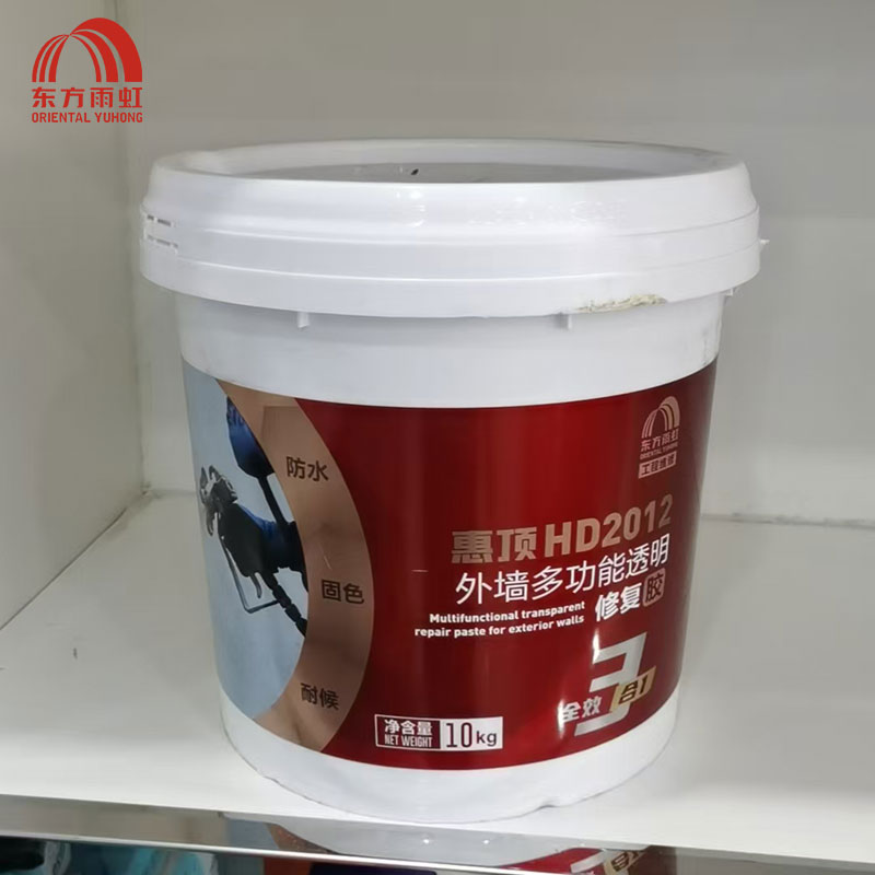 东方雨虹 惠顶外墙防水固色耐候三合一透明修复膏胶 2012 桶高清大图