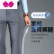 七斓中年男士休闲长裤子中老年夏季薄款宽松直筒高腰男裤冰丝爸爸西裤