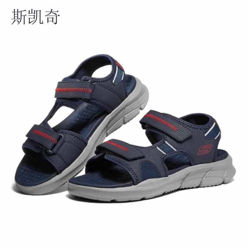 斯凯奇 男户外凉鞋拖鞋 237286-NVGY7 双