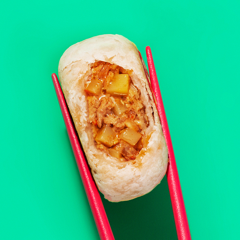 西区老大房榨菜鲜肉月饼 酥皮咸味苏氏月饼65g*4只 生胚冷冻 上海国营特产老字号高清大图