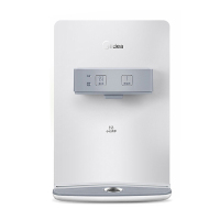 美的（Midea）壁挂式饮水机MG907A-R管线机 家用净水器搭档 出水直饮 极地白+山脉灰