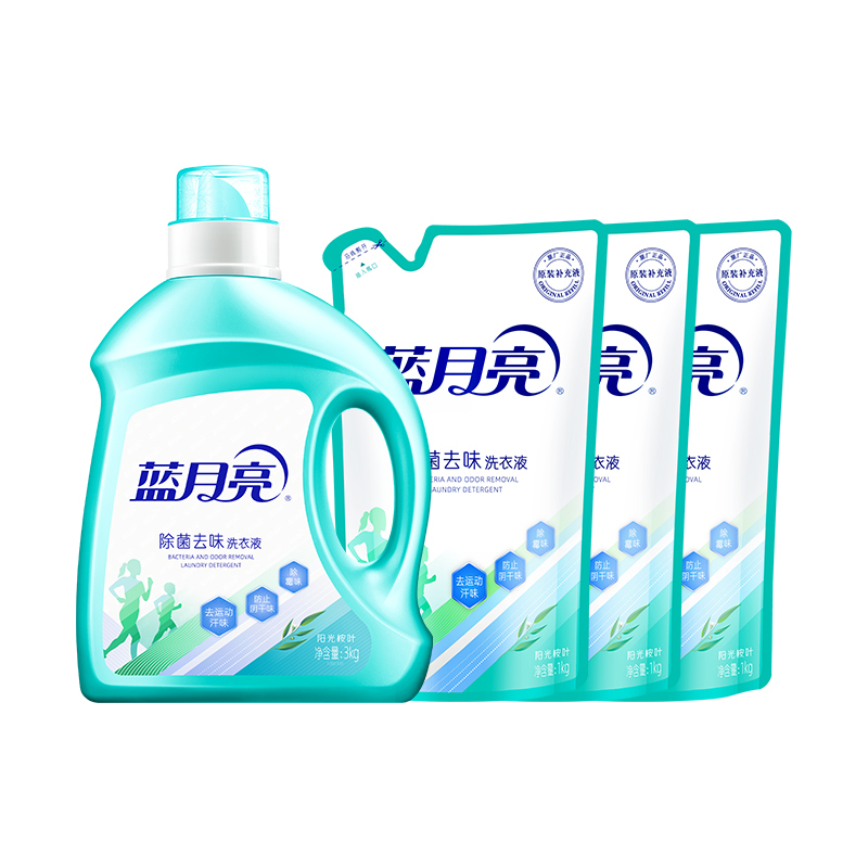 蓝月亮 阳光桉叶除菌去味洗衣液12斤装