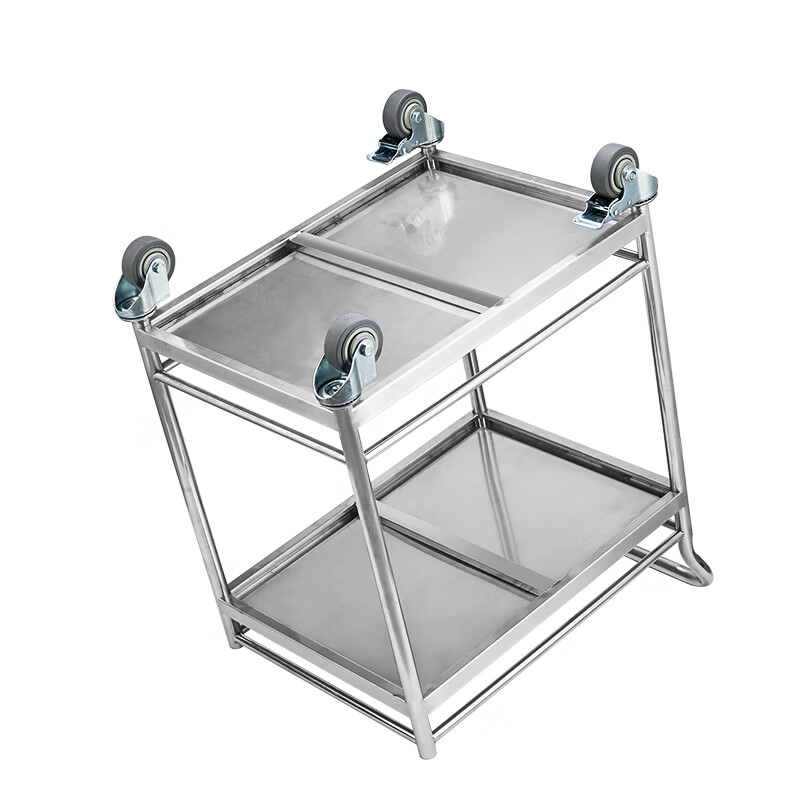 鑫睿辉 双层不锈钢手推车 600*450*850mm 台高清大图