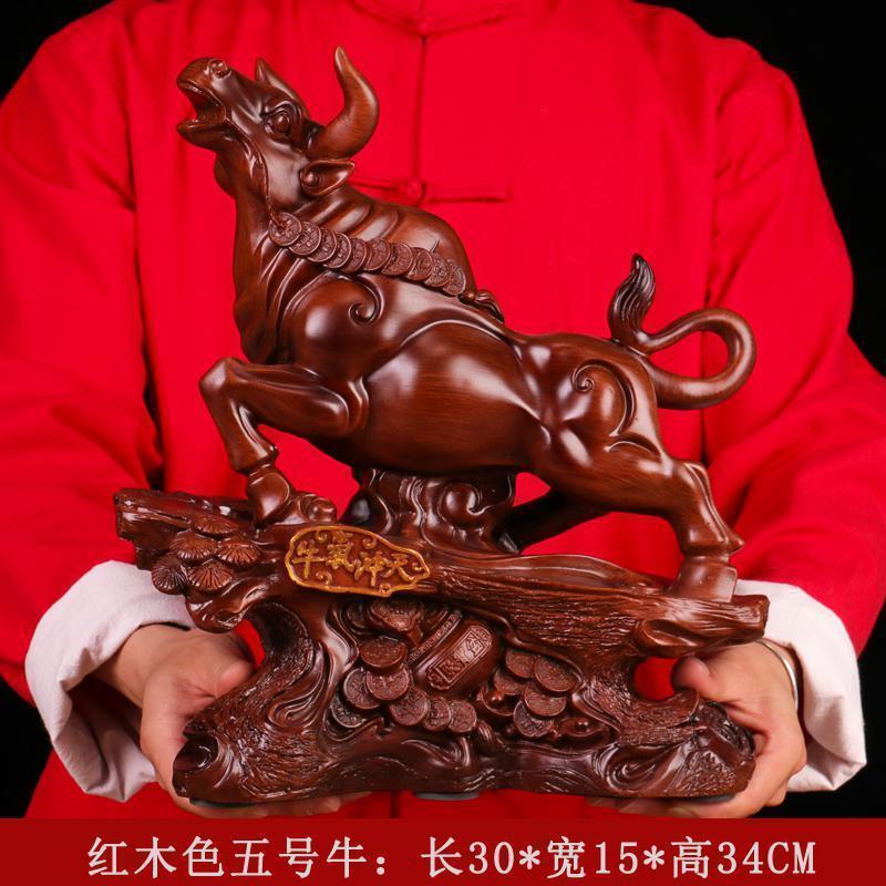 美帮汇十二生肖工艺品牛摆件办公室开业礼品炒股牛气冲天乔迁高清大图